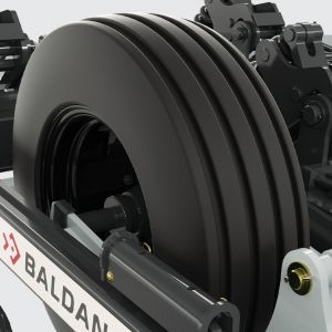 Tires 10.5/80-18 (10 liners) Super Flotation aligned with the disc and ridger (prevents from bushing at higher flow rate).