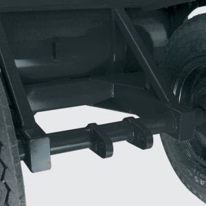 Hitch for double scraper