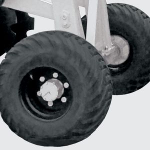 Single ground wheel 400 x 60.