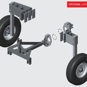 Lateral transport system mechanical and semi-hydraulic