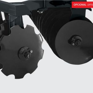 Discs of 18“, 20” and 22” notched or plain.