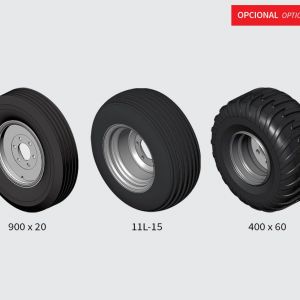 Standard: Single wheel GTCR 10 and 12 discs. Dual wheel 14 to 30 discs.