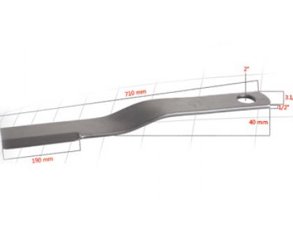 Faca 710 mm x 3.1/2