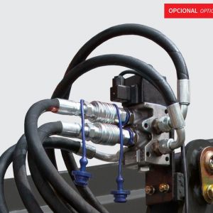 Valve electric-directing, allows an increase in the hydraulic control stage.