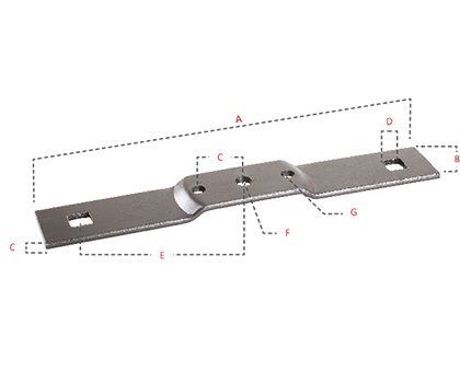 Barre porte-couteaux inférieur (670 mm)