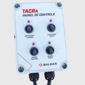 Control panel for articulation of side and side frames. 