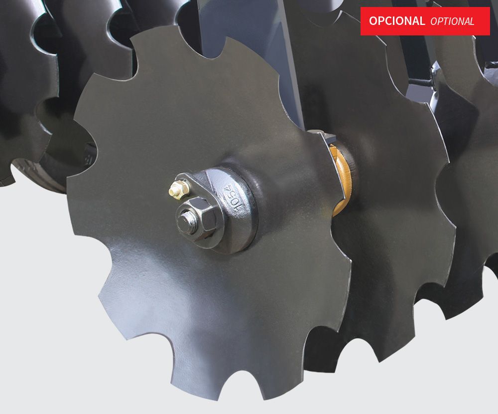 NVFT Drag Type Leveling Disc Harrow with Permanent Flotation Tube Baldan Máquinas e