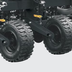 Wheelset System w/ tyres of high fluctuation to reduce soil compaction