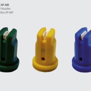 Nozzles in ceramic material, with the options of 2 models XP AIR and XP, where the application is produced in a jet format in the fan-type opening, both types will be keeping the application uniform throughout the range.