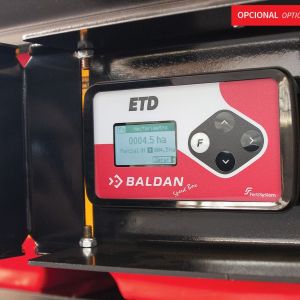 System that allows digital counting of fertilizer and seed integrated in the SPEED BOX. Electronic table, digital hectarimeter and hour meter.